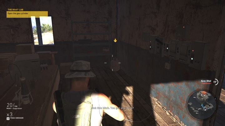 Gas cylinder - The boat Lab | Ocoro Walkthrough - Ocoro - Tom Clancys Ghost Recon: Wildlands Game Guide