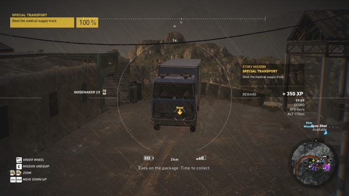 You need to steal the supply truck - Special transport | Ocoro Walkthrough - Ocoro - Tom Clancys Ghost Recon: Wildlands Game Guide