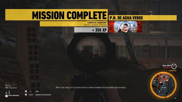 1 - Carzitas assistant | P.N. de Agua Verde Walkthrough - P.N. de Agua Verde - Tom Clancys Ghost Recon: Wildlands Game Guide