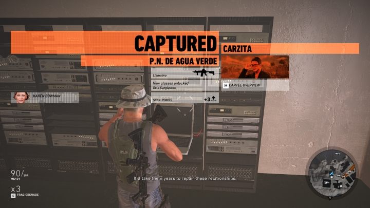 1 - Carzitas VIP list | P.N. de Agua Verde Walkthrough - P.N. de Agua Verde - Tom Clancys Ghost Recon: Wildlands Game Guide