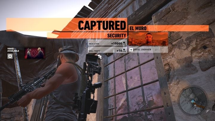 Your destination - Head of security - El Muro | San Mateo Walkthrough - San Mateo - Tom Clancys Ghost Recon: Wildlands Game Guide
