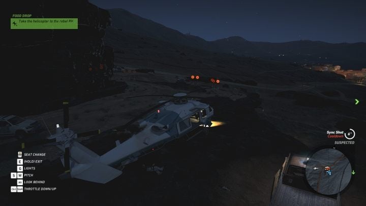 Stealing the chopper does not require you to kill any soldiers - Side Missions | San Mateo Walkthrough - San Mateo - Tom Clancys Ghost Recon: Wildlands Game Guide