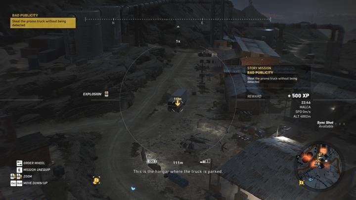 The truck - Bad Publicity | Malca Walkthrough - Malca - Tom Clancys Ghost Recon: Wildlands Game Guide