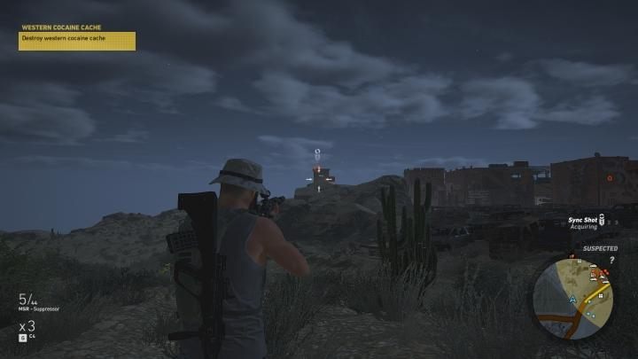 A sniper - Western cocaine cache | Mojocoyo Walkthrough - Mojocoyo - Tom Clancys Ghost Recon: Wildlands Game Guide