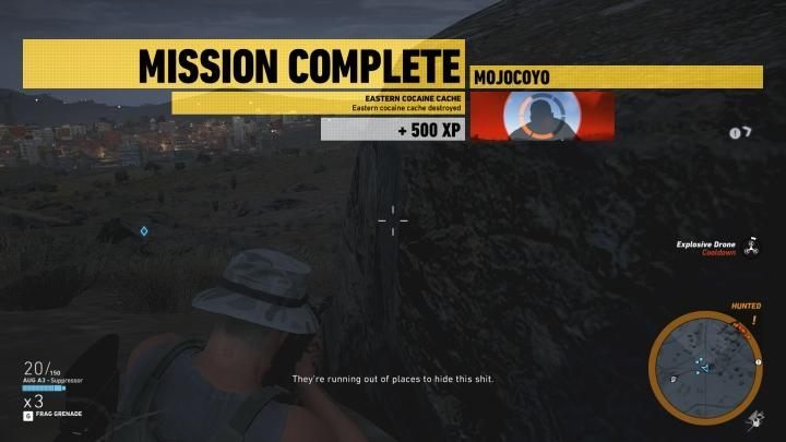 Mission complete - Eastern cocaine cache | Mojocoyo Walkthrough - Mojocoyo - Tom Clancys Ghost Recon: Wildlands Game Guide
