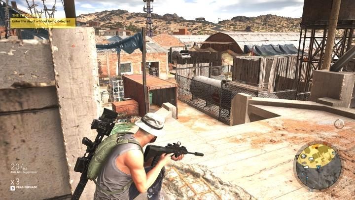 Entering the depot - The Truck Depot | Koanni Walkthrough - Koanni - Tom Clancys Ghost Recon: Wildlands Game Guide