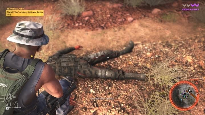 Place El Weys shotgun shell near Bantos body - Framing El Wey | Villa Verde Walkthrough - Villa Verde - Tom Clancys Ghost Recon: Wildlands Game Guide