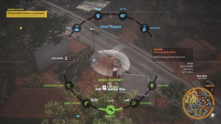Using the mortar - Miners Strike | Villa Verde Walkthrough - Villa Verde - Tom Clancys Ghost Recon: Wildlands Game Guide
