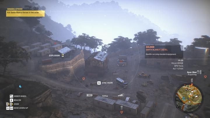 Mark your enemies - Miners Strike | Villa Verde Walkthrough - Villa Verde - Tom Clancys Ghost Recon: Wildlands Game Guide