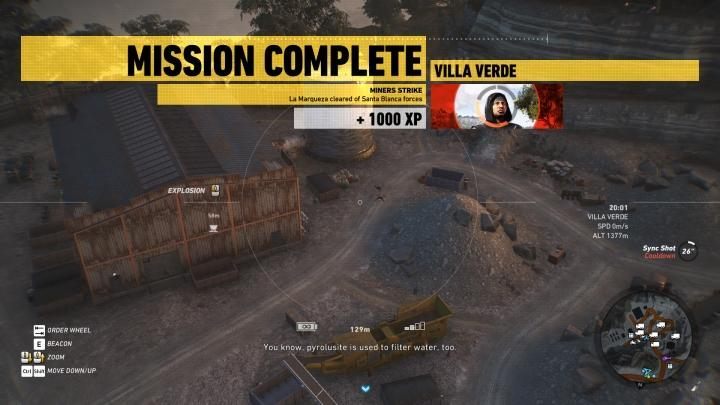 Mission complete - Miners Strike | Villa Verde Walkthrough - Villa Verde - Tom Clancys Ghost Recon: Wildlands Game Guide