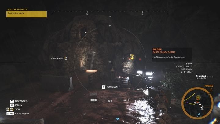 Entering the south mine - Gold Rush | Espiritu Santo Walkthrough - Espiritu Santo - Tom Clancys Ghost Recon: Wildlands Game Guide