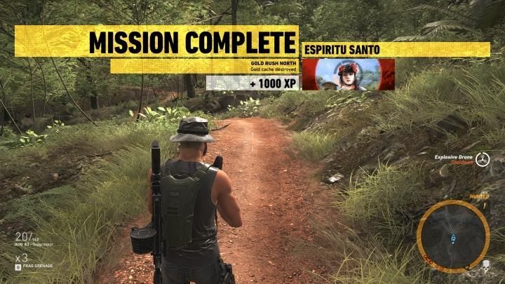 Mission complet - Gold Rush | Espiritu Santo Walkthrough - Espiritu Santo - Tom Clancys Ghost Recon: Wildlands Game Guide