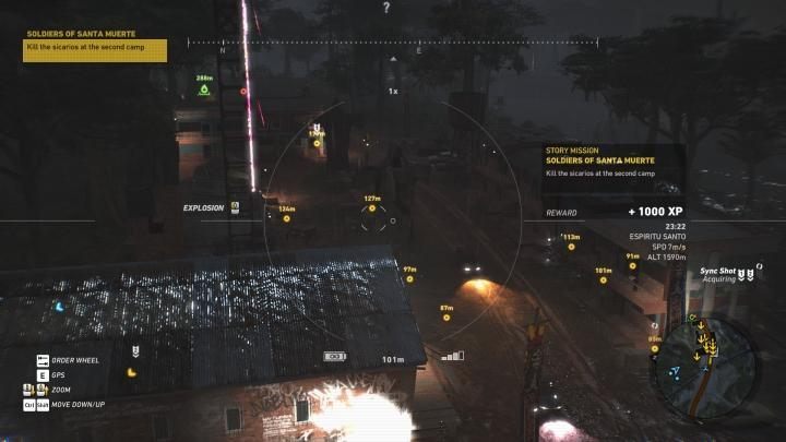 The second part of the mission - Soldiers of Santa Muerte | Espiritu Santo Walkthrough - Espiritu Santo - Tom Clancys Ghost Recon: Wildlands Game Guide