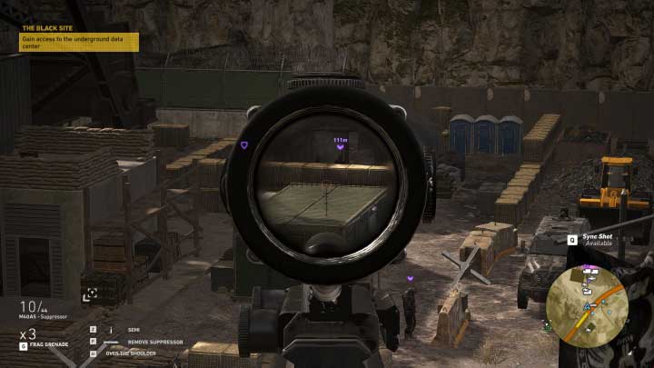 Our objective is to gain access to the database found in an underground site beneath the base - The Black Site | Flor De Oro walkthrough - Flor De Oro - Tom Clancys Ghost Recon: Wildlands Game Guide