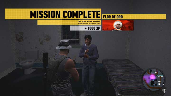 Maintain stealth while leaving the base to avoid any unnecessary encounters - The Trail of the General | Flor De Oro walkthrough - Flor De Oro - Tom Clancys Ghost Recon: Wildlands Game Guide