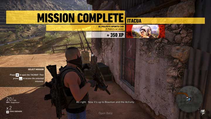 When you are on your way there, avoid enemies - El Politos Sports Car | Itacua Walkthrough - Itacua - Tom Clancys Ghost Recon: Wildlands Game Guide