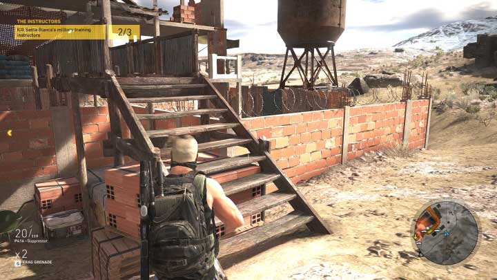 When you eliminate two of them, they are in the bigger part of the base, go back to where the base begins and take care of the last instructor - The Instructors | Montuyoc Walkthrough - Montuyoc - Tom Clancys Ghost Recon: Wildlands Game Guide