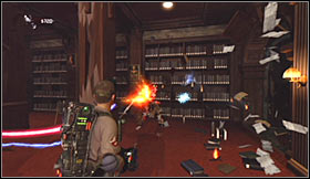 You may start moving towards the next large area of the library - Level 3: Public Library - part 2 - Walkthrough - Ghostbusters The Video Game - Game Guide and Walkthrough