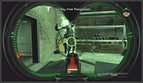 Approach a large crate located in the central area of the warehouse and destroy it with your primary gun to free the museum curator - Level 4: Museum of History - part 1 - Walkthrough - Ghostbusters The Video Game - Game Guide and Walkthrough