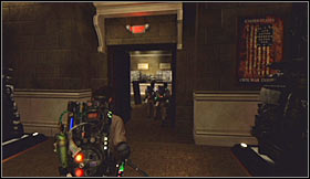 Once you've eliminated all flying ghosts you may focus on rescuing the possessed ones with your Slime Gun - Level 4: Museum of History - part 1 - Walkthrough - Ghostbusters The Video Game - Game Guide and Walkthrough