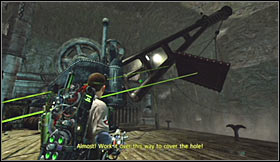 Level walkthrough: Make a few steps forward and listen to what your team members have to say - Level 6: Lost Island - part 1 - Walkthrough - Ghostbusters The Video Game - Game Guide and Walkthrough