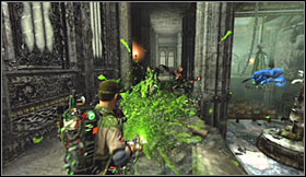 Turn around and inspect a large structure located in front of you - Level 6: Lost Island - part 1 - Walkthrough - Ghostbusters The Video Game - Game Guide and Walkthrough