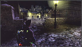 Level walkthrough: Head forward after you've started the mission and you'll find a gate with three skulls - Level 7: Central Park Cemetery - part 1 - Walkthrough - Ghostbusters The Video Game - Game Guide and Walkthrough