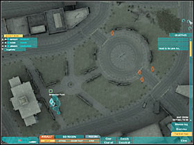 Keep shooting at the enemy snipers (#1), because they'll be your main concern - Act 2 / Mission 3 - part 5 - Act 2 - Ghost Recon: Advanced Warfighter 2 - Game Guide and Walkthrough