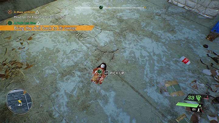 Start by talking to the woman's spirit that will appear on the roof after you have successfully cleansed the straw doll - Ghostwire Tokyo: A Dolls Last Rites - walkthrough - Quests available from chapter 2 - Ghostwire Tokyo Guide