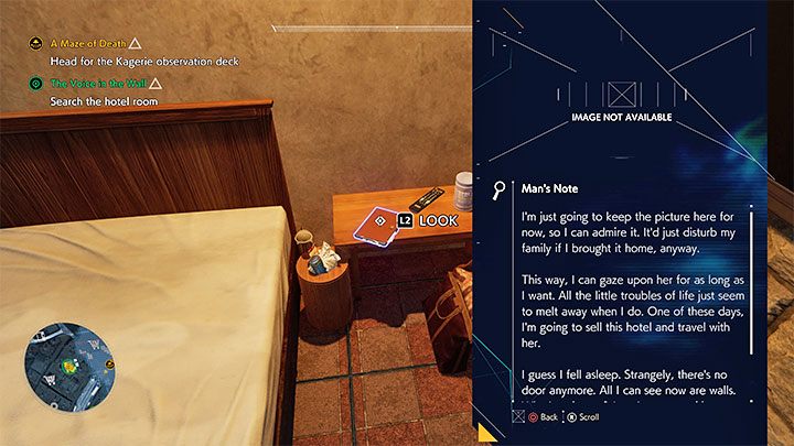 Absorbing the yokai will unlock the entrance to the hotel room - Ghostwire Tokyo: The Voice in the Wall - walkthrough - Quests available from chapter 2 - Ghostwire Tokyo Guide