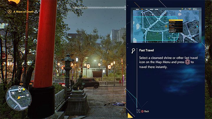 As a reminder, in order to take over the Shiroyama Shrine, you need to cleanse the 3 Torii Gates there - Ghostwire Tokyo: Fast travel - how to unlock? - FAQ - Ghostwire Tokyo Guide