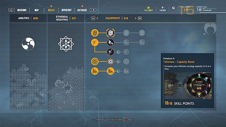 Hoteison abilities allow you to carry more talismans of certain types (e - Ghostwire Tokyo: Inventory capacity - how to increase? - FAQ - Ghostwire Tokyo Guide