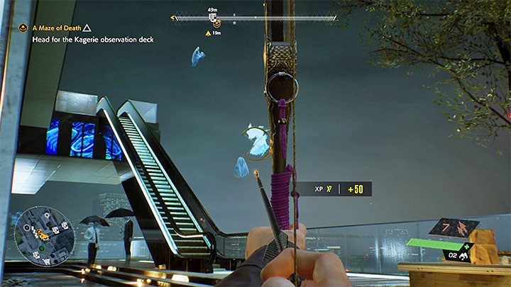 The bow is the only conventional weapon in the game - Ghostwire Tokyo: Combat and stealth - Basics - Ghostwire Tokyo Guide