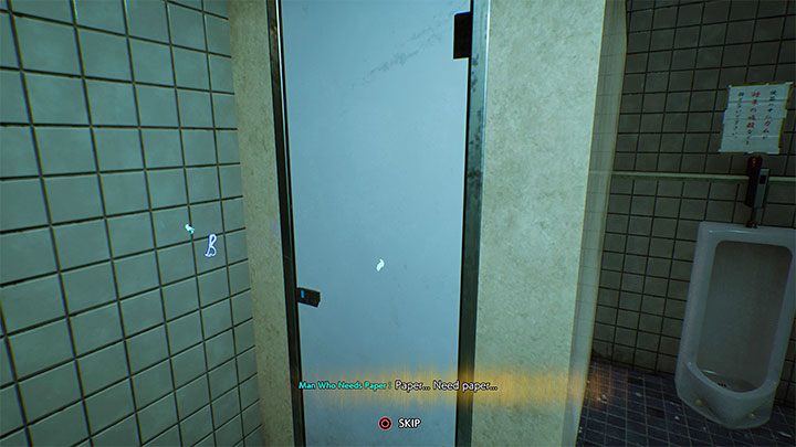 Go to the public toilet, specifically the men's restroom - Ghostwire Tokyo: Dire Straits - walkthrough - Quests available from chapter 3 - Ghostwire Tokyo Guide