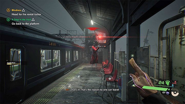 Do not rush back to the train - Ghostwire Tokyo: A Stop in the Void - walkthrough - Quests available from chapter 3 - Ghostwire Tokyo Guide
