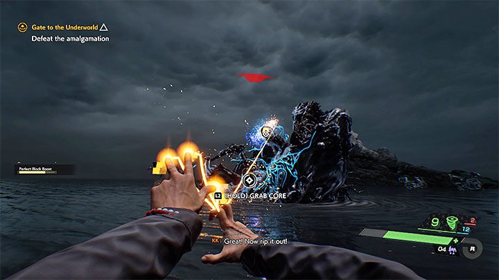 You can target the masks in any order but focus on one at a time - Ghostwire Tokyo: Gate to the Underworld - walkthrough - Chapter 6: Binding - Ghostwire Tokyo Guide