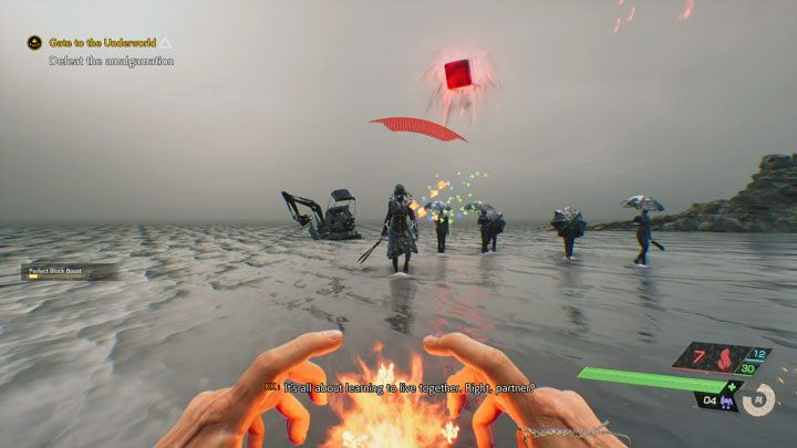 During this battle you'll face some reinforcements as well in form of groups of Visitors - Ghostwire Tokyo: Gate to the Underworld - walkthrough - Chapter 6: Binding - Ghostwire Tokyo Guide