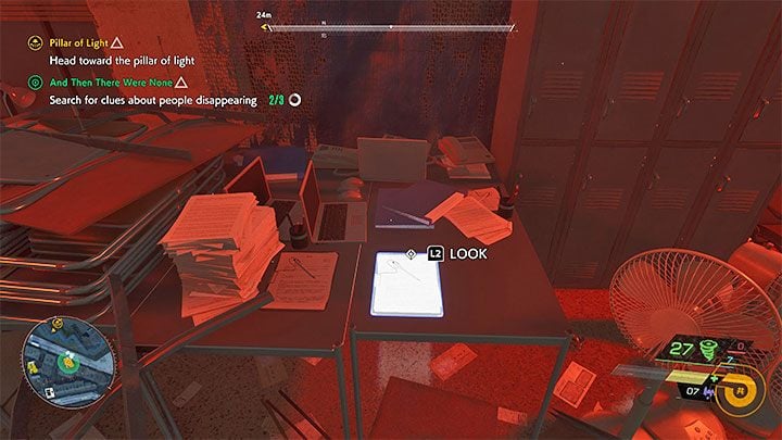 Clue 3 is also on the upper floor, but first you have to deal with a larger group of Visitors - Ghostwire Tokyo: And Then There Were None - walkthrough - Quests available from chapter 3 - Ghostwire Tokyo Guide