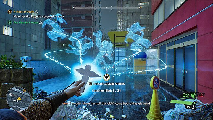 The best method to collect XP is not very obvious - Ghostwire Tokyo: Experience points (XP) - how to earn? - FAQ - Ghostwire Tokyo Guide