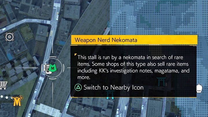 Throughout the game, aside from regular shops and stalls, you can also encounter special nekomata initially marked in green (example pictured above) - Ghostwire Tokyo: Merchants (nekomata) - shops, stalls and vending machines - Basics - Ghostwire Tokyo Guide