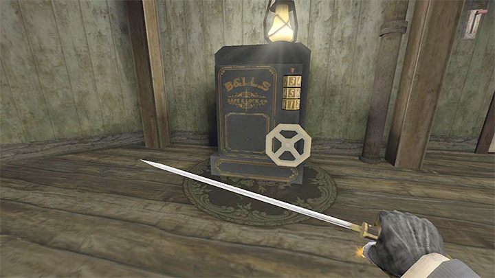 There is a safe in the office as shown in the picture above - use combination 363, which you could read after turning off the light in the room - Gloomwood: Firearms - how to get a revolver, a silenced pistol, a shotgun? - FAQ - Gloomwood Guide, Walkthrough