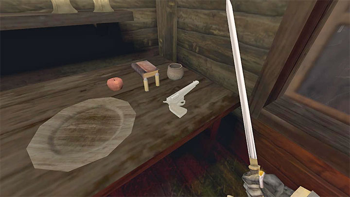 The revolver is on the table next to the second Phonograph - Gloomwood: Firearms - how to get a revolver, a silenced pistol, a shotgun? - FAQ - Gloomwood Guide, Walkthrough