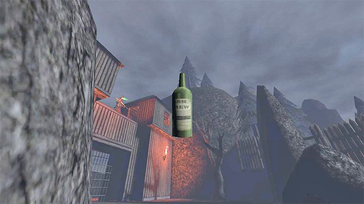 The main passage is to the right of the Phonograph area - Gloomwood: Coast Cliffside (cliff, lighthouse) - walkthrough - Walkthrough - Gloomwood Guide, Walkthrough