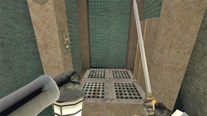 Using the switch moves the shelf and unlocks a secret elevator - Gloomwood: Coast Cliffside (cliff, lighthouse) - walkthrough - Walkthrough - Gloomwood Guide, Walkthrough