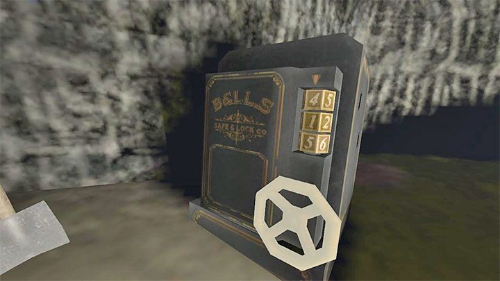 You don't need to wait with opening the safe until learning the combination - Gloomwood: Croups Fishery Cave Safe - combination, contents - Safes - Gloomwood Guide, Walkthrough