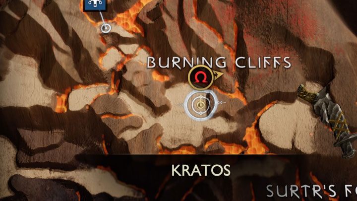 3 - God of War Ragnarok: Burning Cliffs, Muspelheim - secrets, collectibles - God of War Ragnarok: Muspelheim - God of War Ragnarok Guide