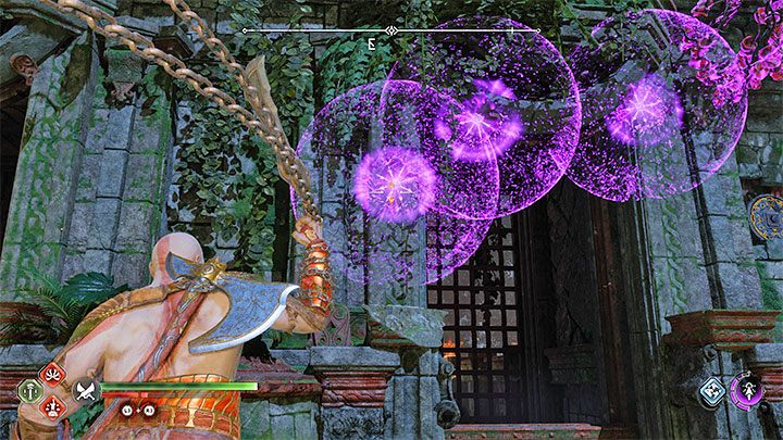 The solution to the problem is to ask your companion to create several seals side by side (example in the picture) - God of War Ragnarok: How to hit distant targets (shields, torches, Odins ravens)? - God of War Ragnarok: Exploration - God of War Ragnarok Guide