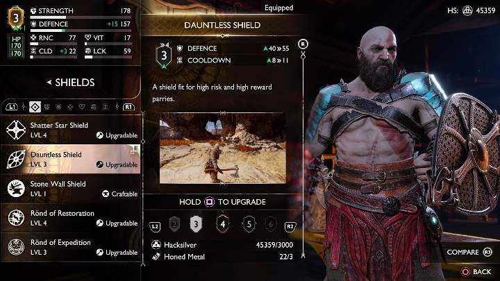 In God of War Ragnarok, Kratos can use multiple types of shields, which vary in defensive options as well as abilities - God of War Ragnarok: Combat guide - God of War Ragnarok: Basics - God of War Ragnarok Guide