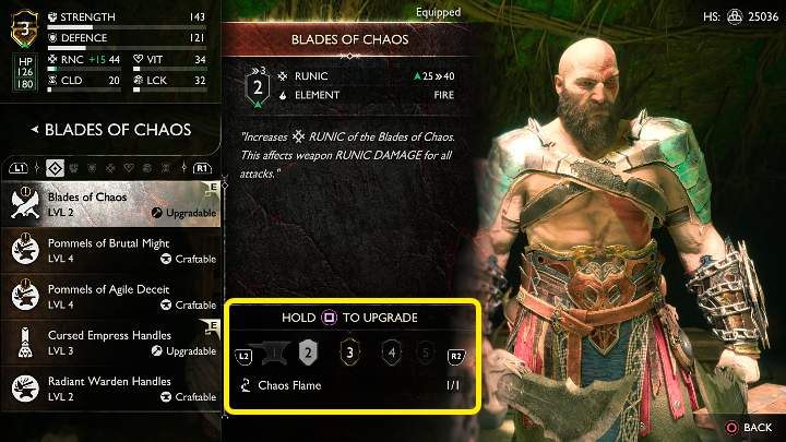 As you go through God of War Ragnarok, you will acquire a lot of raw materials, which you can use to upgrade the weapons and other equipment - God of War Ragnarok: Combat guide - God of War Ragnarok: Basics - God of War Ragnarok Guide
