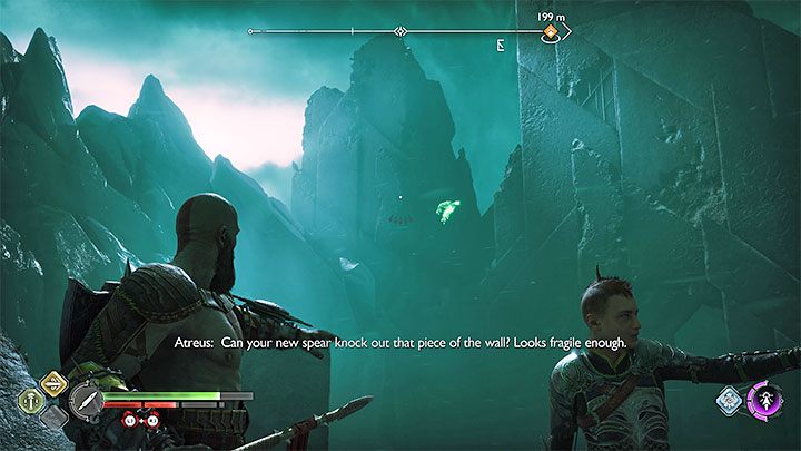 The first Odin's Raven here is airborne above the path south-east from the Mystic Gateway - God of War Ragnarok: Helgrind, Helheim - secrets, collectibles - God of War Ragnarok: Helheim - God of War Ragnarok Guide